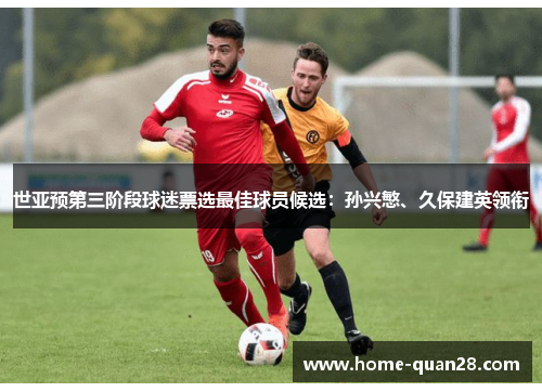 世亚预第三阶段球迷票选最佳球员候选：孙兴慜、久保建英领衔